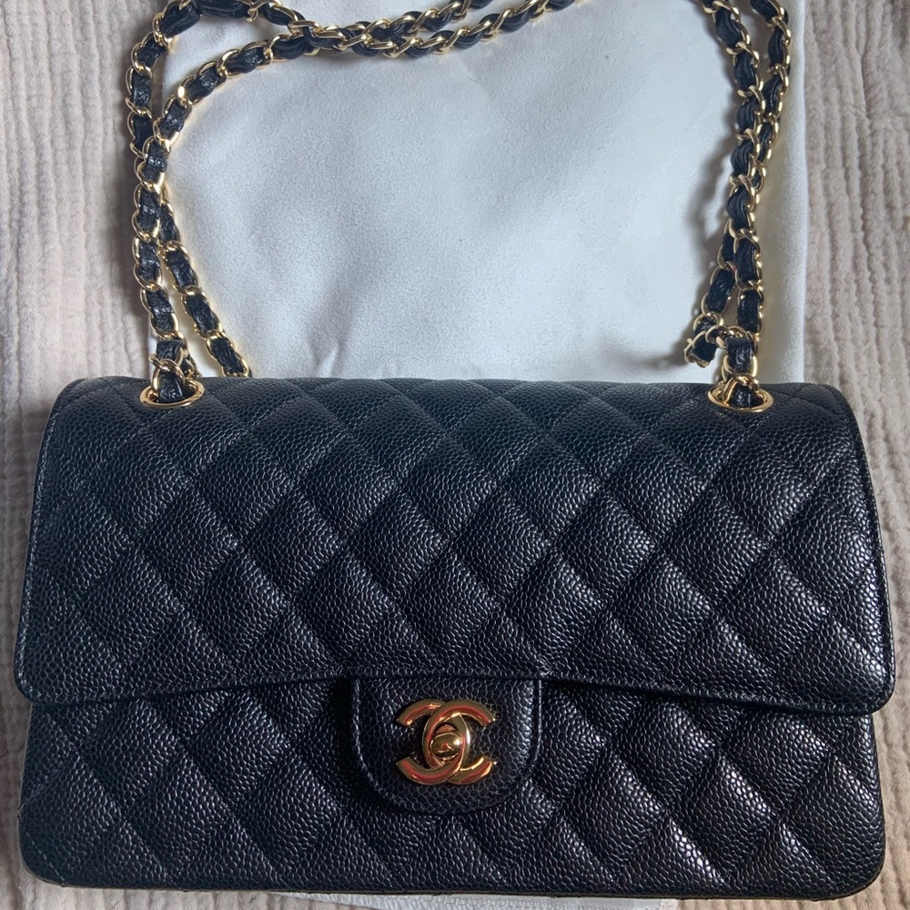 Chanel Caviar Quilted Medium Double Flap Bag